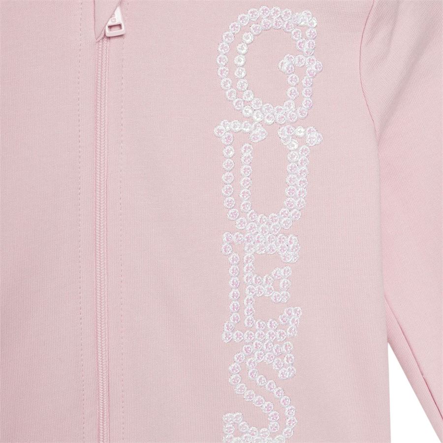 French Terry Active Top W/zip felpa con zip intera da bambina Guess Kids | K5RQ02/KA6R4G65U